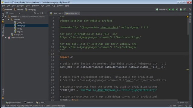 Django Tutorial for Beginners – 2 – Creating a Project