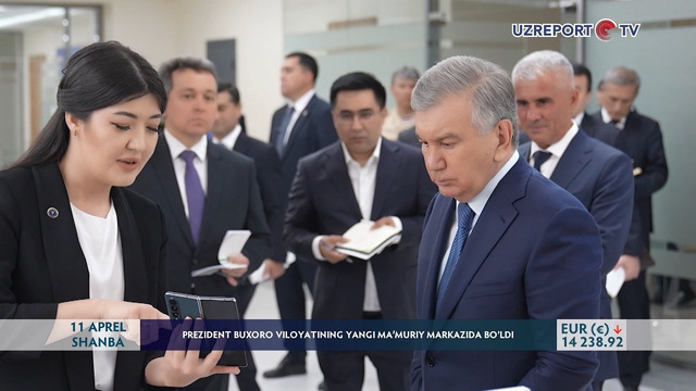 Prezident Buxoro viloyatining yangi maʼmuriy markazida bo‘ldi