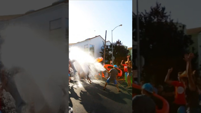 We built a slip and slide down San Fransisco