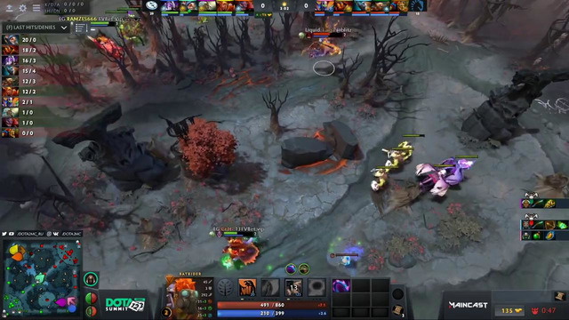 Team Liquid vs Evil Geniuses (игра 1) BO2 DOTA Summit 12 Group stage