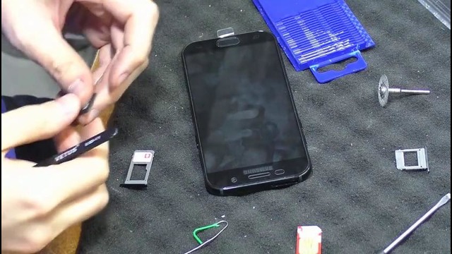 Застряла SIM-карта в смартфоне Samsung Galaxy A5 (2017) SM-A520F