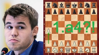 Шахматы. Магнус Карлсен совсем не уважает дебютную теорию!:)