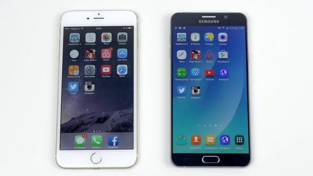 Galaxy Note 5 vs. iPhone 6 Plus – Speed Test