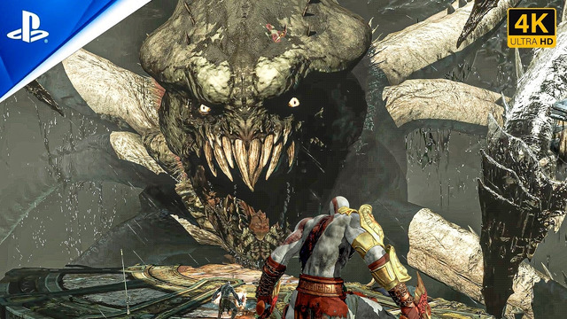 GOD OF WAR: ASCENSION | Kraken Vs Kratos Boss Fight + Ending [4K 60FPS]