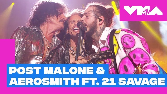 Post Malone & Aerosmith ft. 21 Savage Perform ‘Rockstar Dream On’ More! | 2018