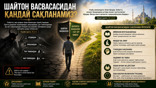 ШАЙТОН ВАСВАСАСИДАН ҚАНДАЙ САҚЛАНАМИЗ