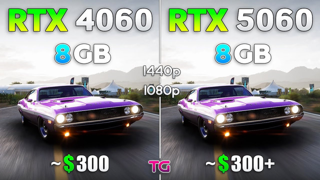RTX 5060 vs RTX 4060 – Test in 12 Games | 1080p & 1440p