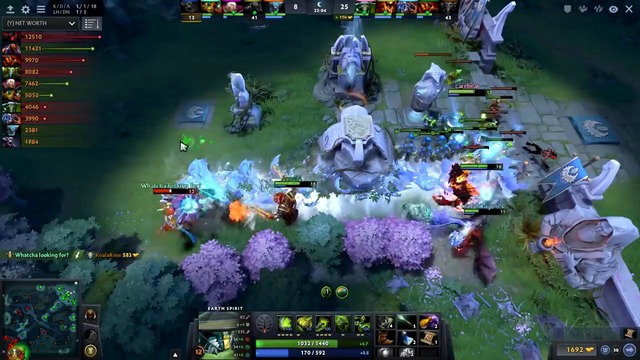 Dota 2 Miracle – Anti-Mage Master vs JerAx Earth Spirit Master – Battle