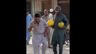 Making him hold watermelons for me #funny #comedy #shortvideo #ytshorts