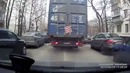 Фура прихватила Газель на погрузку