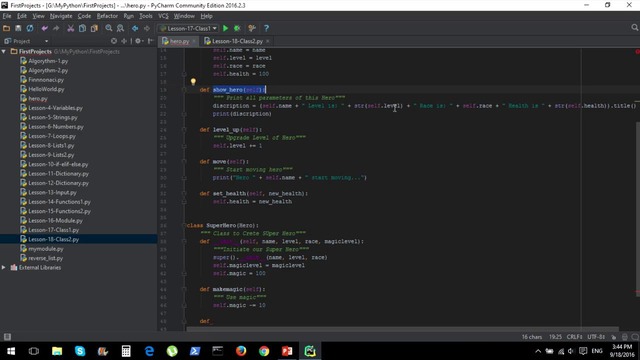 18.Python для Начинающих – Классы Часть2