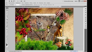 Как вставить фото в рамку в фотошопе (О. Накрошаев)
