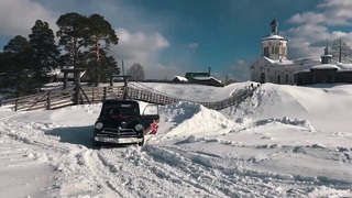 Зимняя Джимхана Winter Gymkhana Газ М20 Победа 550 л.с. на гусеницах Stalker Truck