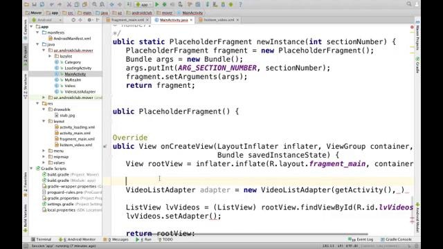16. Приложение для Mover – Лист видео