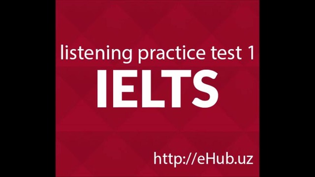 IELTS Listening Practice Test 1