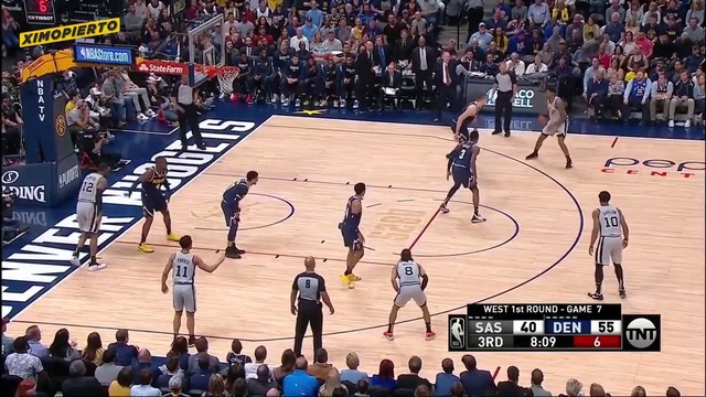 NBA 2019 Playoffs. San Antonio Spurs vs Denver Nuggets – Game 7 – April 27,2019