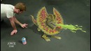 Jurassic Park 3D Stop Motion Chalk Art