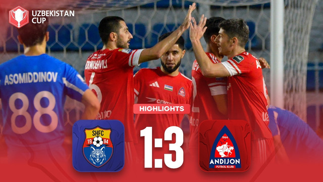 O’zbekiston kubogi 1-tur. Sho‘rtan – Andijon bahsida kiritilgan gollar va xavfli vaziyatlar