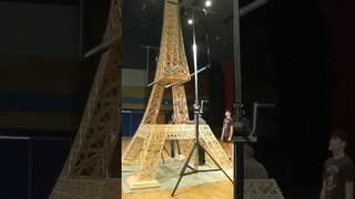 Tallest matchstick sculpture – 7.18 metres (23 ft 6 in) by Richard Plaud