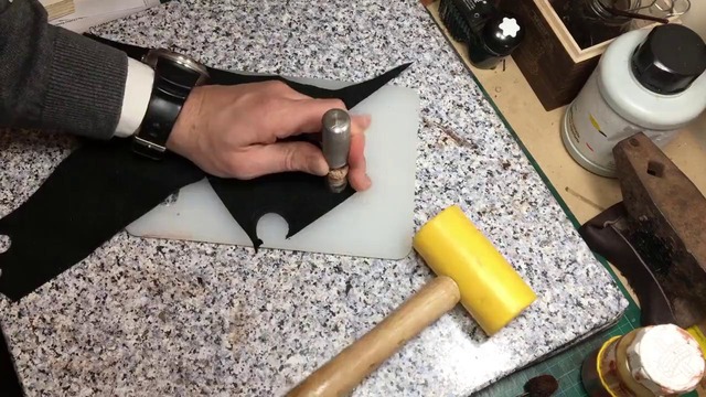 Making a Leatherman wave leather sheath