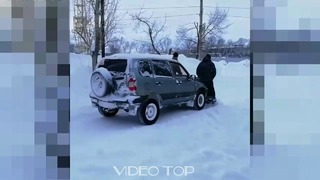 Экстремальные условия на зимней дороге