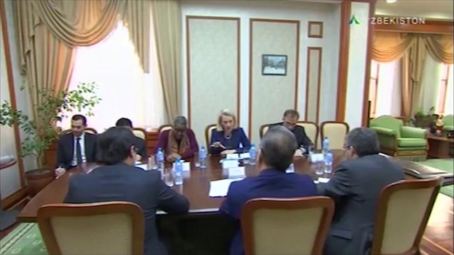 O’zbekiston 24 телеканали элчи Элис Уэллснинг Тошкентга ташрифига доир видеолавҳа