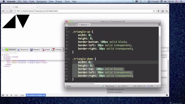 9 часть – Уроки по CSS-CSS3. Треугольники