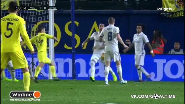 Вильярреал – Реал Мадрид | Чемпионат Испании 2016/17 | 24-й тур | Обзор матча