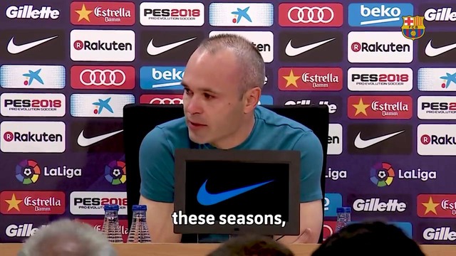 «Барселона» подготовила трогательный ролик о прощании Иньесты с клубом