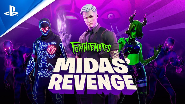 Fortnite | Fortnitemares 2020 Midas’ Revenge Gameplay Trailer | PS4