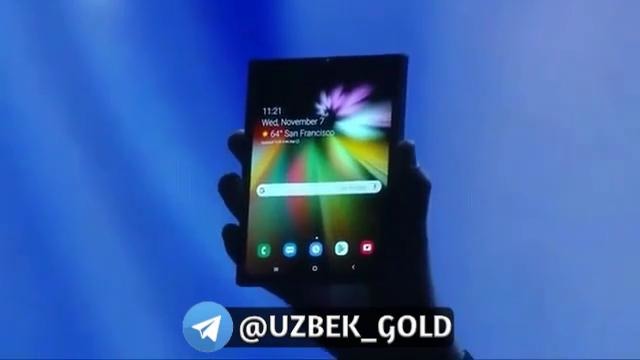 Buklama telefon namoyishi