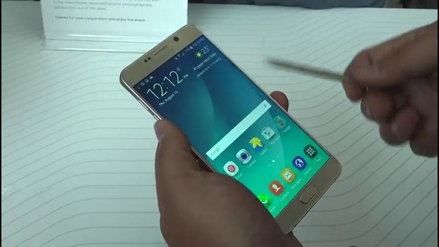 Samsung Galaxy Note 5 Знакомство
