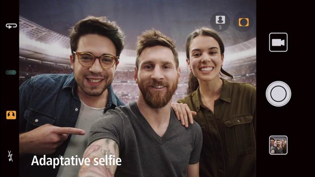 Месси учит делать правильные селфи с Huawei P10:)