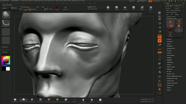 ZBrush | SpeedSculpt – SickWomanBust (3x)