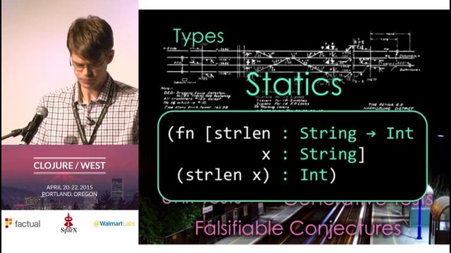 Clojure West 2015 – Nathan Sorenson – Domain Specific Type Systems