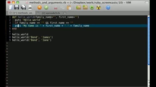 Научись программировать на Ruby – методы, часть 2 (эпизод 10)