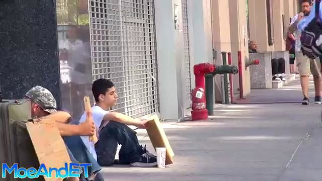 The Homeless Man VS Homeless Child! (Social Experiment)