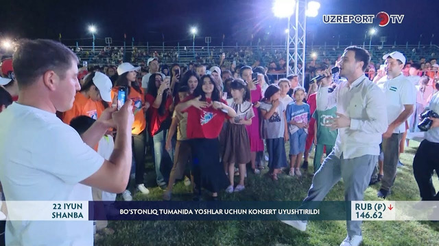 BO‘STONLIQ TUMANIDA YOSHLAR UCHUN KONSERT UYUSHTIRILDI