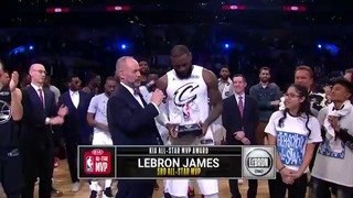 Lebron James Wins MVP Award in all star game 2018