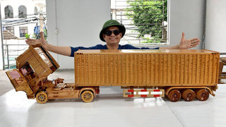2023 Mercedes-Benz Actros Tractor Truck made of the beautiful wood by skilful Vietnamese carpenters