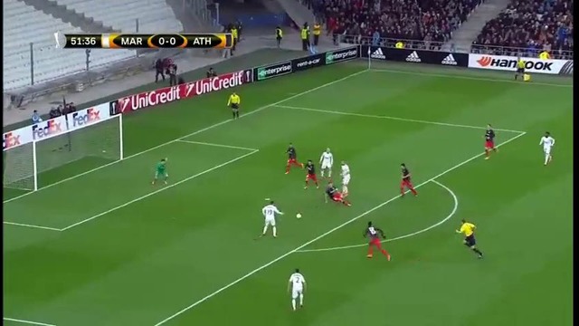Марсель 0-1 Атлетик Лига Европы – Плей-офф – 1/16