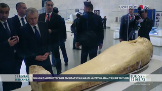 Shavkat Mirziyoyev Misr sivilizatsiyasi milliy muzeyiga ham tashrif buyurdi