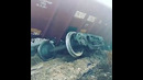 Андижон-Қўқон йўналишида ҳаракатланаётган поезд ағдарилиб кетди