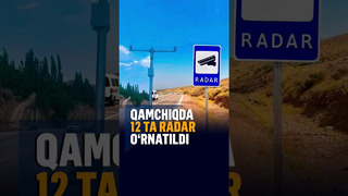 Qamchiq dovonida tezlikni cheklovchi 12 ta radar o‘rnatildi