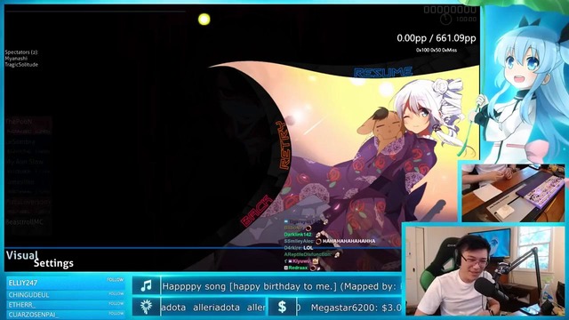 Karthy INSANE FC On Ascension to Heaven HD 745PP! – osu! Stream Highlights #79