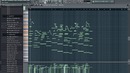 A piece of piano composition in FL Studio