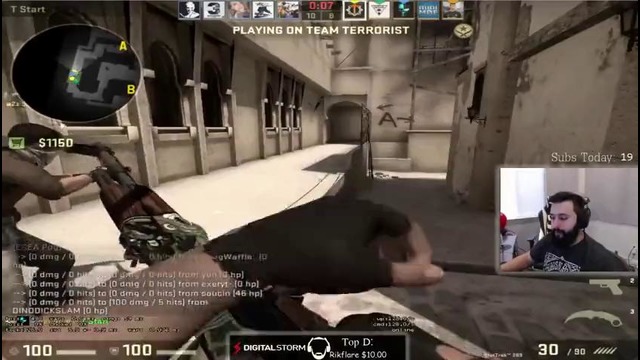 Just m0e raging at a wall