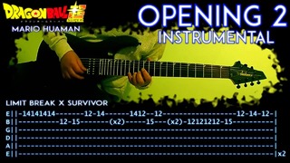 Dragon Ball Super Opening 2 Instrumental Guitar Cover (Kiyoshi Hikawa – Limit Br HD