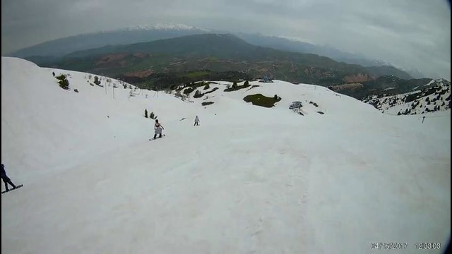 Сноубординг в горах