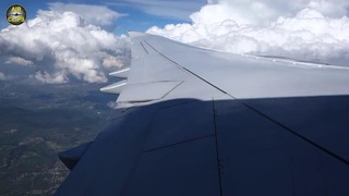 Мягкая посадка Боинга 747 в штормовую погоду В Мехико